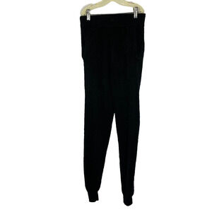 Women's Small Naked Cashmere Black 100% Cashmere Jogger Pull On Lounge Pants